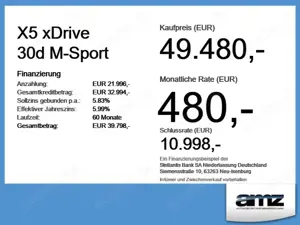 BMW X5 xDrive 30d M-Sport Ski Lounge+AHK+Laser+Navi Bild 4