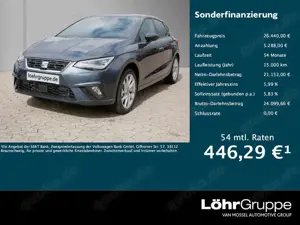 SEAT Ibiza FR DSG 9,2" Navi LED UPE 33.585 per sofort