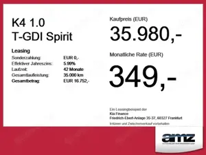 Kia K4 1.0 T-GDI Spirit **!!Neues Modell!!** Bild 4