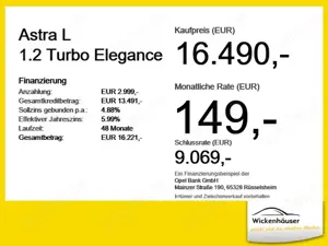 Opel Astra L 1.2 Turbo Elegance LED+Navi+SHZ+2xKlima Bild 4