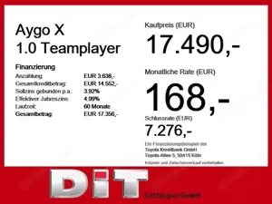Toyota Aygo X 1.0 Teamplayer Klima, FLA SpurH KAM ACC Bild 4