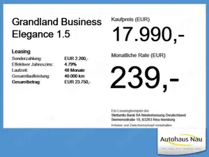 Opel Grandland Business Elegance 1.5 inkl. Big Deal Bild 4