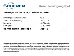 Volkswagen Golf GTE VIII GTE 1.4 TSI DSG NAVI/LED/Sitzheizung v Bild 2