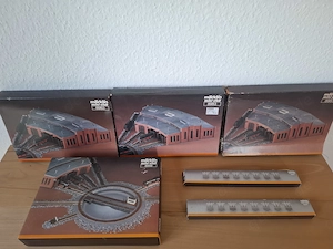 Märklin Spur Z - Drehscheibe + 2 x Ergänzungsset + 3 x Lokschupppen 8998 8997 8983 OVP top