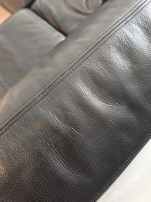De Sede DS 76 Leder Designer Modulsofa Ecksofa Eckcouch Couch Sofa schwarz Bild 4