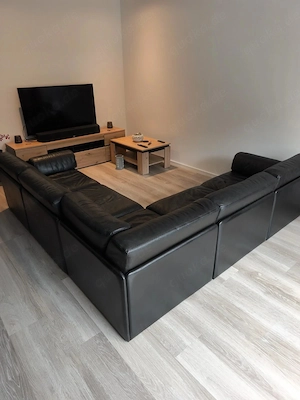 De Sede DS 76 Leder Designer Modulsofa Ecksofa Eckcouch Couch Sofa schwarz Bild 2