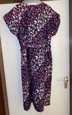 Freizeit-  Sommerkleid Gr.44-46 BW 55 cm Baumwolle Kurzarm farbenfrohes Muster  NEU Bild 8
