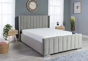 Luxus Florida Panel Bett inkl. Matratze - Neu