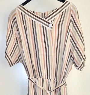 Lucie Linde gestreiftes Sommerkleid Gr. 42-44 Pastelltöne Top