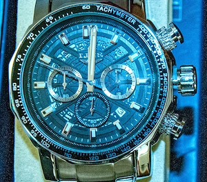 LIGE Chronograph Armbanduhr   3 ATM wasserdicht   Datum & Tag Bild 7