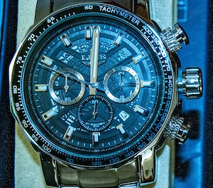LIGE Chronograph Armbanduhr   3 ATM wasserdicht   Datum & Tag Bild 5