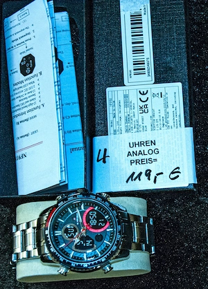 Luxuriöser LIGE   NAVIFORCE Chronograph   Analog & Digital   mit Garantie Bild 3