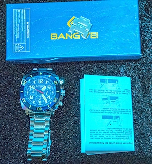 Original BANGWEI Chronograph in  hochwertiger Ausführung. Bild 3