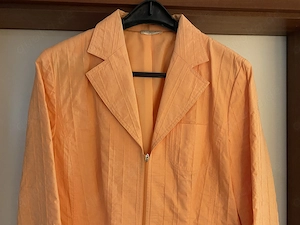 Bonita Damen Blazer Gr. 42 Jacke bügelfrei Reißverschluss Top