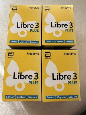 4x FreeStyle Libre 3 Sensor Plus