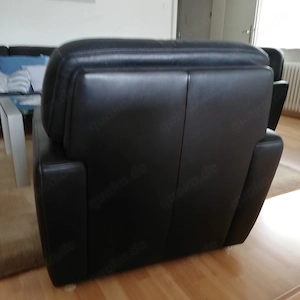 Couchgarnitur echtes Leder Bild 6