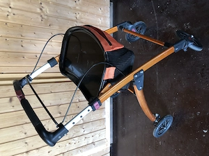 Wohnungsrollator. Premium orange Max. 100 kg