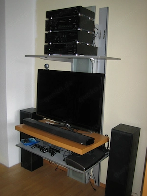 Media - Säule von Brinkmann   TV Phono Fernsehtisch Säule