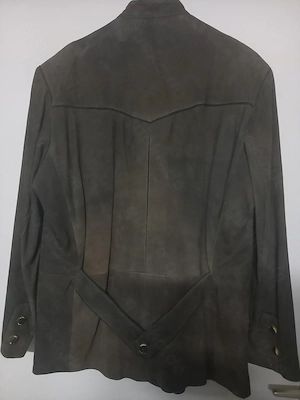 Trachten Janker Jacke mit Weste Gr.52 in olive grau von SANDERSON Bild 2