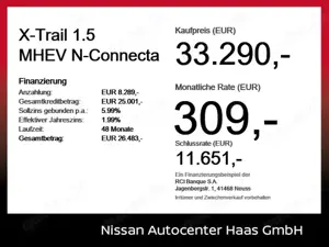 Nissan X-Trail 1.5 MHEV N-Connecta Head-Up-Display+19''