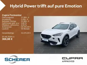 CUPRA Formentor 1.4 e-HYBRID Full Link, ACC, RFK, SHZ