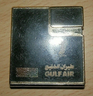 Sammler Feuerzeug Gulf Air 1975