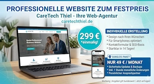 Professionelle Website zum Festpreis   Inkl. Wartung & Änderungsservice!
