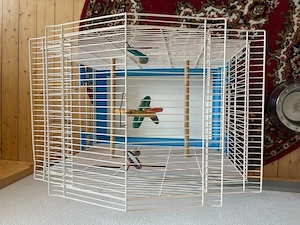 Ich biete ein Vogelkäfig gute Zustand