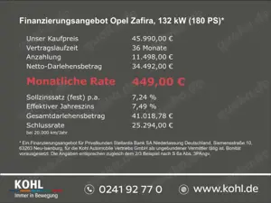 Opel Zafira M GS 2.2D 180PS 7-Sitzer Panorama Klimaautom Keyle Bild 3
