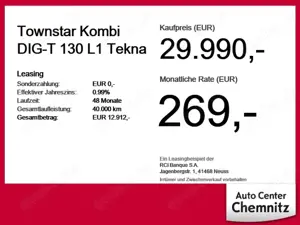 Nissan Townstar Kombi DIG-T 130 L1 Tekna Navi+SHZ+360 Bild 4