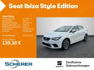 SEAT Ibiza 1.0 TSI Style LED FULL LINK SHZ GRA