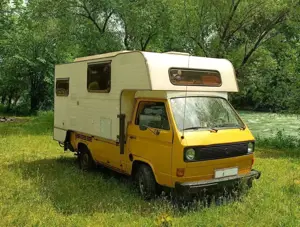 Volkswagen T3 Wohnmobil von Tischer als Pickup auf VW T3