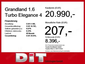 Opel Grandland 1.6 Turbo Elegance 4 LED+Navi+SHZ+Kam. Bild 3