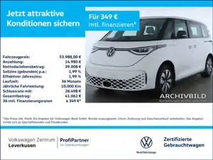 Volkswagen ID. Buzz Pro KR NAVI SHZZ AHK PDC