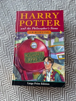 Harry Potter Large Print Edition Books 1st Print Bild 6