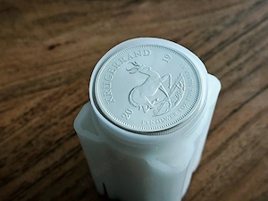 25x Krügerrand Silber 1 oz unze 999 Silbermünze 2019 Südafrika Ganze Tube - Neu Bild 4