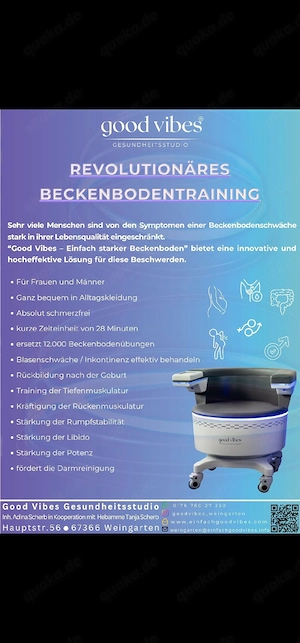 Revolutionäres Beckenbodentraining