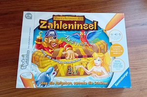 TipToi Spiele z.B. Zahleninsel, Buchstaben-Burg, Zahlen-Roboter, Uhr, Verkehrsschule