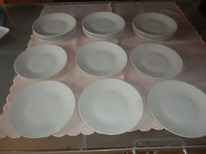 Hutschenreuther Apart weiss  12 Kaffeeteller  Dessertteller   