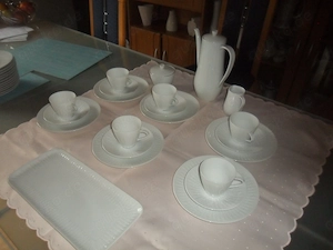 Hutschenreuther Apart weiss  Kaffeeservice   kompl 6 Personen  