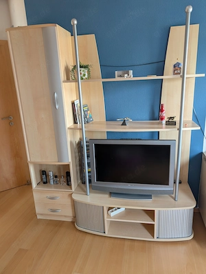 Jugendzimmer Bett, Sideboard und Schreibtisch 