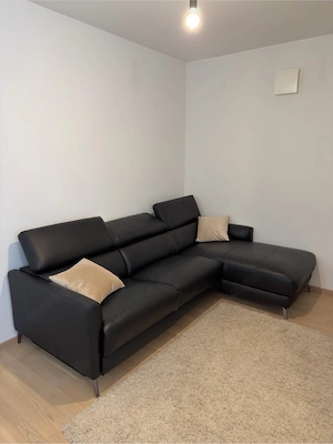 WIE NEU! Segmüller Turino Design-Sofa Leder Motor-Relaxfunktion