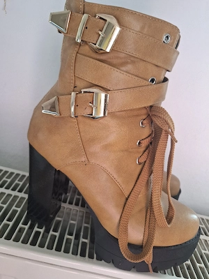Stiefel Braun Leder Bild 2