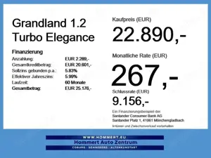 Opel Grandland 1.2 Turbo Elegance *ACC*360°*AHK*Navi* Bild 4
