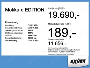 Opel Mokka-E EDITION LED+Navi+LM+DAB+Sitzheizung Bild 5