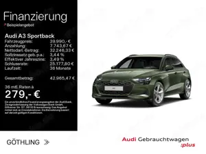Audi A3 40 TFSIe Advanced S tro*Sonos*HUD*M