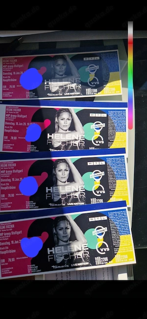 4 Karten Helene Fischer Stuttgart