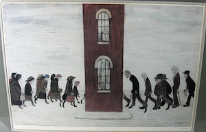 L S Lowry The Meeting Point Signed Edition of 600