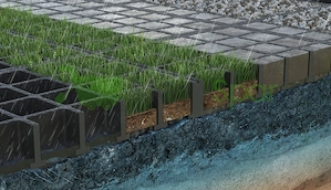 Bodenstabilisierung mit Rasengittern & Paddockplatten Verdura Core - Schwerlastmatten Bild 6