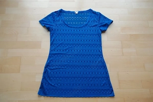 Shirt kurzarm Esmara Gr.L 40 blau Damen